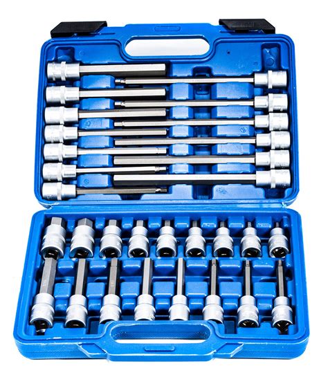 S-SH3012 30pc 1/2" Dr Hex Bit Socket Set Extra Long & Short Allen Keys 200mm L | eBay