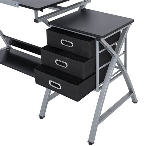 Adjustable Drafting Table Set Drawing Desk Station W/ Stool Chair Made ...