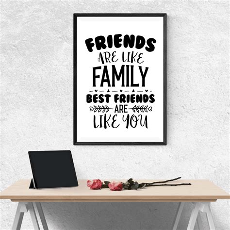 Best Friends A4 Vinyl Poster • Made By Mums