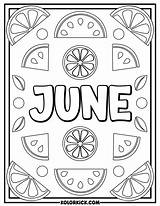 Cute June Coloring Pages  100% Free Printable PDFs sketch template