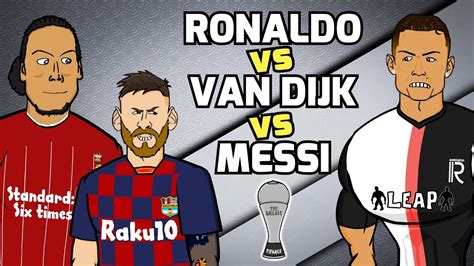 🏆MESSI vs RONALDO vs VAN DIJK!🏆 The Best Awards: Football Challenges - YouTube