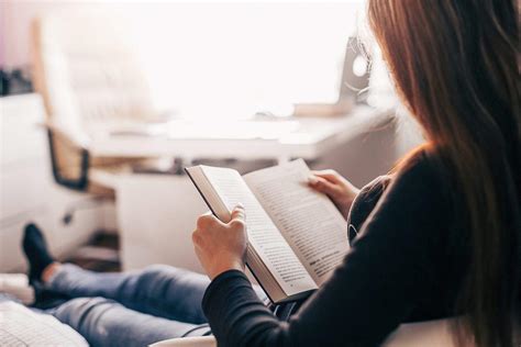 Girl Reading a Book at Home Free Stock Photo | picjumbo