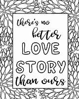 Adult Coloring Pages Quotes Love You sketch template