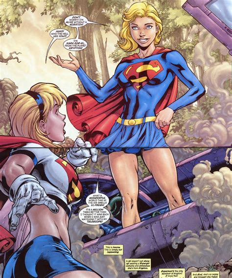 [Comic Excerpt] Supergirl Linda Danvers meets Kara Zor-El of Krypton ...