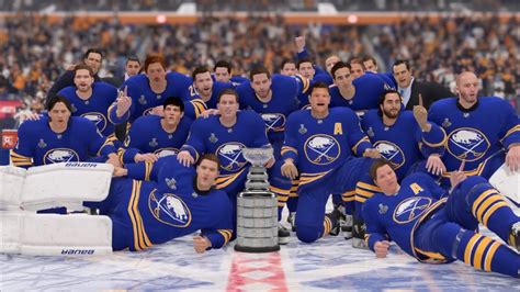 NHL 22 Stanley Cup Buffalo Sabres Celebration (PS4) Stanley Cup ...