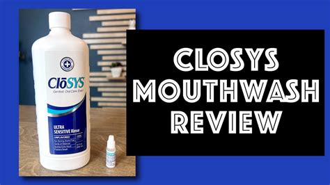 Closys Mouthwash Review - YouTube