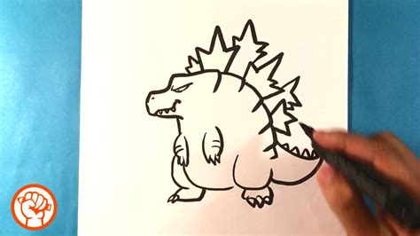 How To Draw Godzilla Easy