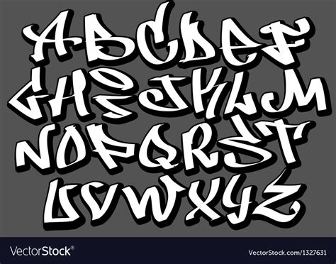 Coole Graffiti Schrift ABC | Graffiti-Buchstaben und Alphabet