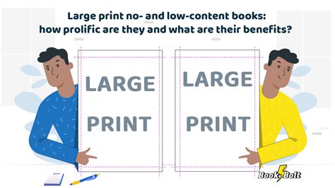 Large print no- and low-content books: how prolific are they and what ...