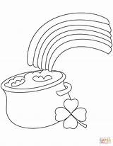 Rainbow And Pot Of Gold coloring Page  Free Printable Coloring Pages sketch template