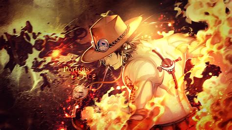 One Piece Portgas D Ace On Fire 4K 8K HD Anime Wallpapers | HD Wallpapers | ID #36770