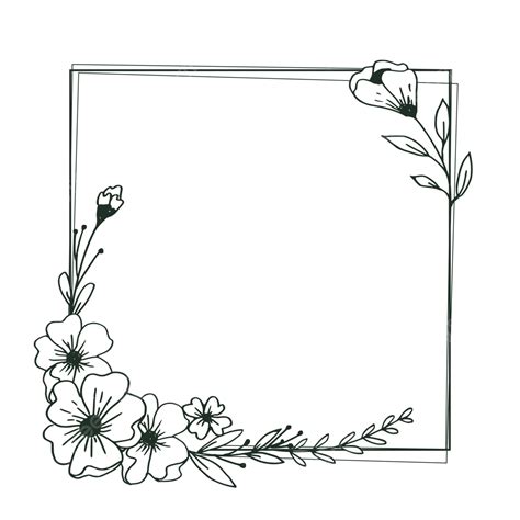 100 Transparent Background Flower Border Designs For - vrogue.co