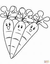 Happy Carrots coloring Page  Free Printable Coloring Pages sketch template