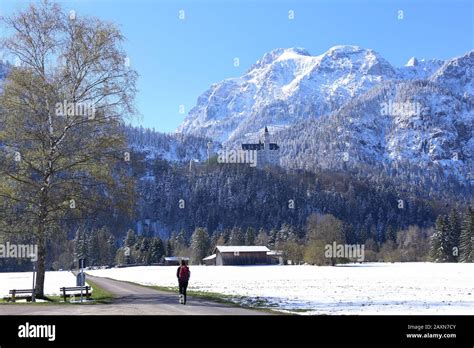 Neuschwanstein castle snow hi-res stock photography and images - Alamy