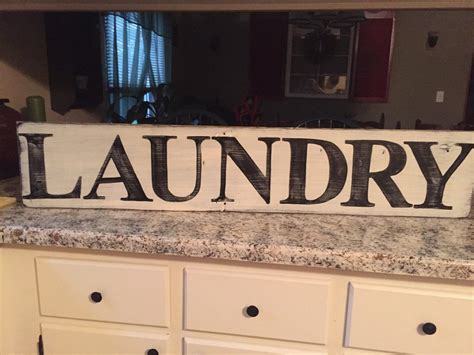 Laundry Sign large wood laundry sign farmhouse laundry sign | Etsy ...