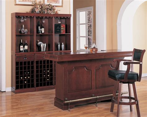 3078 Cherry Bar Set from Coaster (3078) | Coleman Furniture