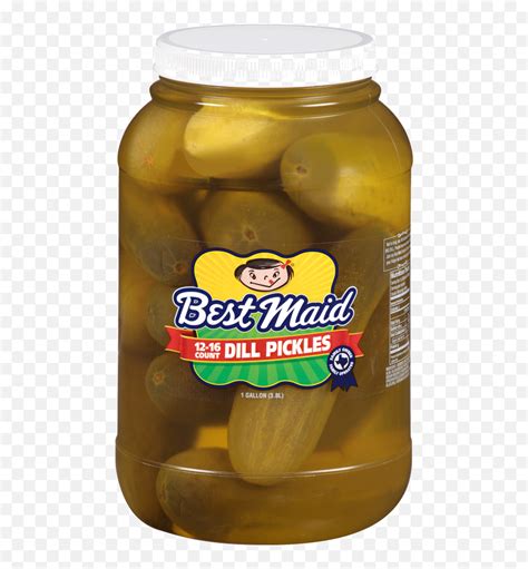 Dill Pickles 1 Gallon 12 - 16 Count Pickles In A Plastic Jar Emoji,Pickle Emoji - free ...