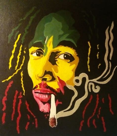 Canvas Painting Designs, Diy Canvas Art, Abstract Art Painting, Bob Marley Art Painting, Bob ...