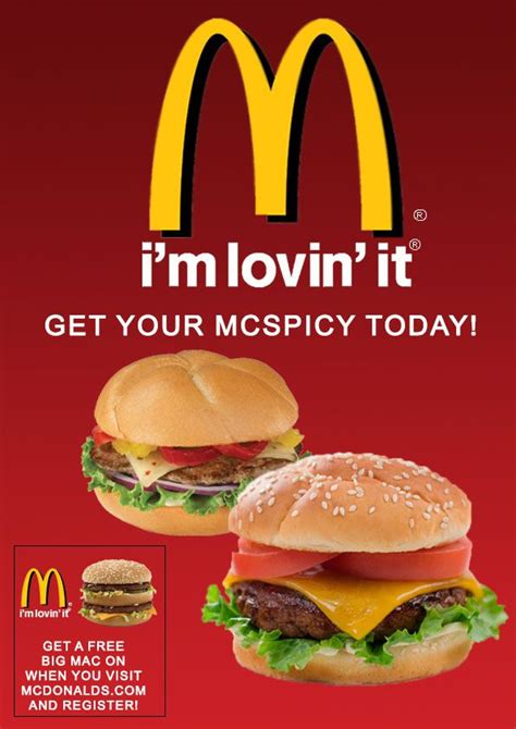 Slogan - McDonald's includes their slogan in most of their ads which is ...