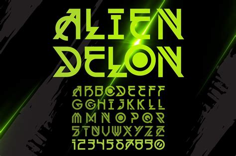 Alien Delon | Alien font, Alien, Logo fonts