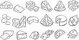 Page 2  Cheese Coloring Vector Art Icons And Graphics For Free Download sketch template