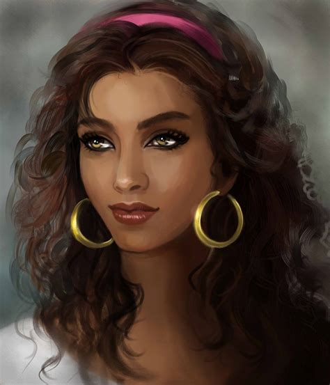 Esmeralda portrait | Esmeralda disney, Disney fan art, Portrait