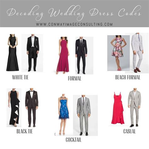 Decoding Wedding Dress Codes Guide | Casual wedding attire, Wedding ...