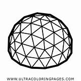 Geodesic Dome Coloring Page  Ultra Pages sketch template