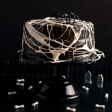 Spooky Halloween Spider Web Cake | Ready Set Eat