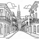 New Orleans Cityscape Coloring Page 49443 39104 sketch template
