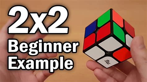 2x2 Rubik's Cube Beginner Method Example/Walkthrough Solve - YouTube