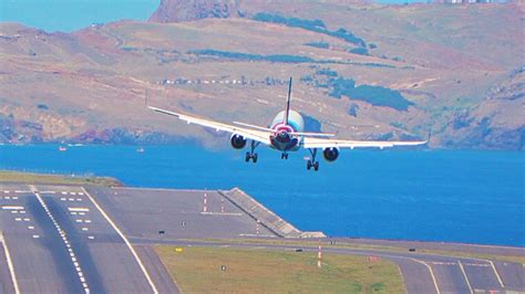 8 GREAT LANDINGS WITH FANTASTIC VIEW at Madeira Airport - YouTube