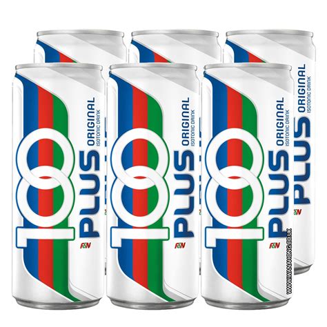 100 PLUS Original Drink 325mL (6 Cans) - WaNaHong