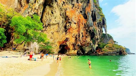 Krabi Thailand Best Beach | Railay Beach & Phra nang Cave Beach Day Trip From Ao Nang Highlights ...