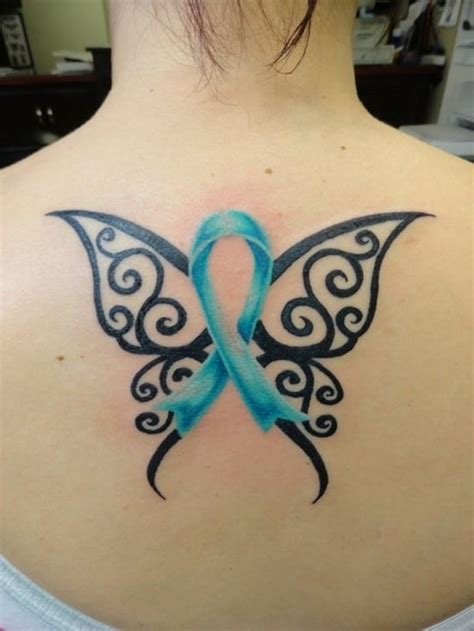 26 memorable Cancer Ribbon Tattoos that Will Bring a Tear to your Eye