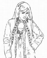 Miley Cyrus Coloring Pages sketch template