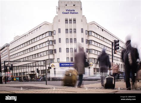 LONDON- London Victoria Coach Station, the largest coach station in London Stock Photo - Alamy
