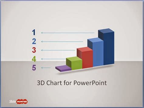 Free 3D Colorful Bar Graph PowerPoint Chart Design to Download for Slide Presentation ...