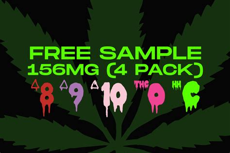 Free Sample Gummies: 4 Pack of THC Edibles - Melee Dose