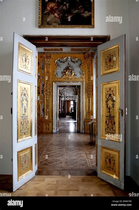 Interior of Schloss Belvedere Palace Vienna Austria Stock Photo ...