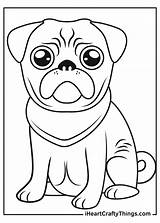 Any Pug Coloring Pages To Downlaod For Free sketch template