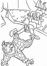 Coloring Museprintables Zirkus Circus Parques Jahrmarkt Atracciones  sketch template