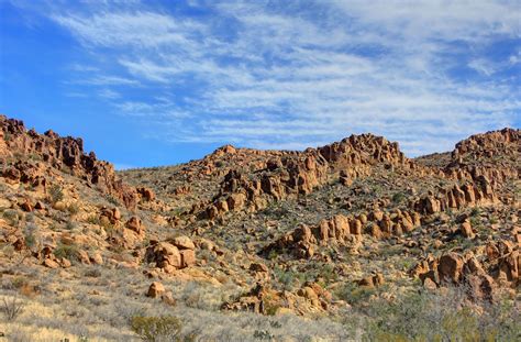 Rocky Hills under sky at Big Bend National Park, Texas image - Free stock photo - Public Domain ...