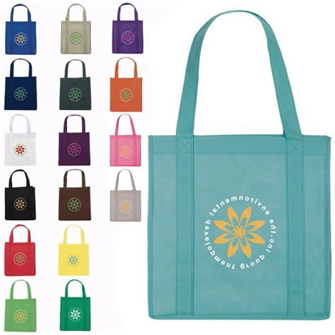 100 Personalized Reusable Grocery Tote Bags with Your