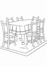 Coloring Pages  Printable Dining Table For Kids sketch template