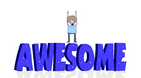 Awesome (animated gif) by FLASHYANIMATION on Newgrounds
