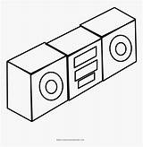 Sound System Coloring Page  Book HD Png Download sketch template