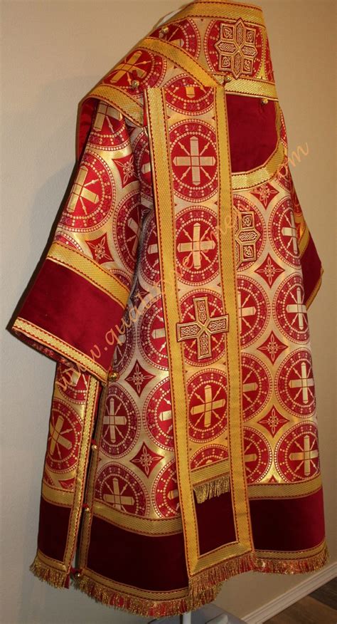 Orthodox Bishop's Vestments Metallic Brocade Red Gold | Etsy