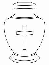 Funeral Urn coloring Page  ColouringPages sketch template