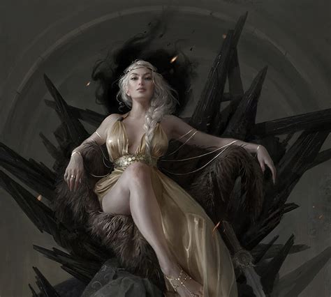 Black halo, martina fackova, fantasy, art, throne, girl, queen, dark HD ...